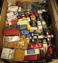 a box of 'play worn' die cast collectors vehicles various