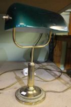 A bankers lamp