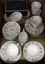 A Minton "Haddon Hall" Part tea set