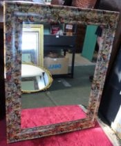 A mirror with a Marvel Comic frame