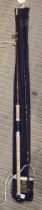 Hardy - Fibalite spinning rod 7/8 lb 260cm two piece carbon rod unused