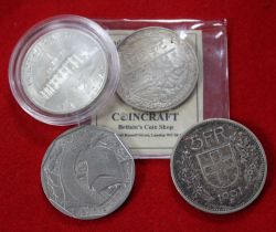 Four silver coins