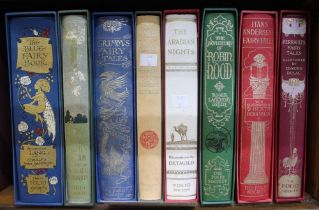 FOLIO SOCIETY - Lang The Blue Fairy book with seven other children's illustrated titles