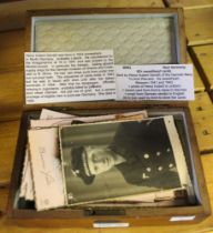 A World War Two collection of cards, sent by Heinz Hubert Geirath of the German Navy, they are still