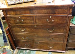 Possibly Scottish mahogany 19th century chest of large proportions