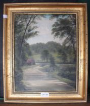 An original oil on board entitled 'Near Yardley' by G Willis Price