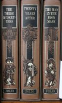 FOLIO SOCIETY - Dumas three volumes in slip cases