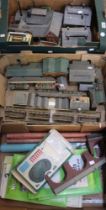 Three boxes of Railway related model houses & leaflets