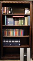 Large Modern Oak Bookcase with four adjustable shelves