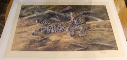 A large signed limited print "Dawns first Sent" by Antony Gibbs 642/1100