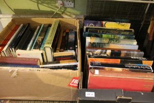 Two boxes of mainly Art History and reference books, exhibition catalogues etc