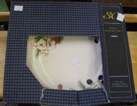 A boxed Churchill ceramic 30 piece dinner set