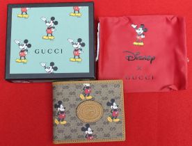 Gucci Mickey Mouse wallet, boxed
