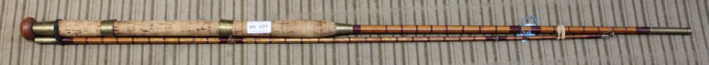 A vintage 7ft cane rod unmarked