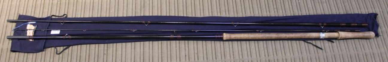 Bruce and Walker Alta XL 9/11 salmon fly rod 15ft as new in original cloth bag