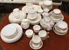 Royal Albert Val D'or part tea and dinner service with a Paragon part tea and dinner service