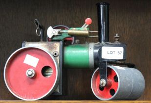 A vintage Mamod steam roller