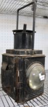 A vintage British Rail (Western) paraffin lamp