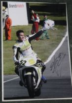 Signed poster , James Toseland Ex world superbike champion