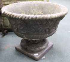 A small Sandford stone garden urn