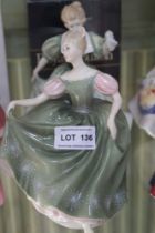 Royal Doulton figurine 'Michelle' HN 2234 together with Lily' HN 33920