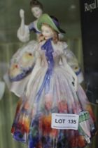 Royal Doulton Figurine 'Easter Day' H N 2039 together with 'Christine' H N 2792
