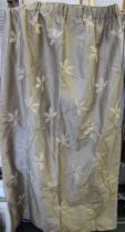 A pair of Dunelm lined curtains