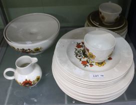 A Meakin Ironstone dinner and table wares