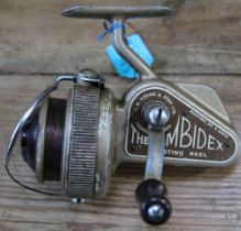 JW Youngs and Son, Redditch vintage "Ambidex" casting reel