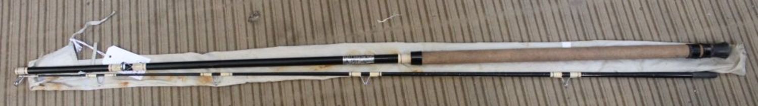 A vintage two piece 9ft rod East Anglian A167 top ring with quiver tip fitting