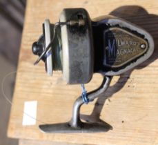 Milwards Magnacast vintage fixed spool reel