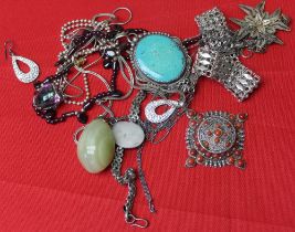A selection of Indian and costume jewellery