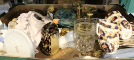 A varied selection of pottery & glass