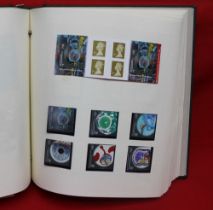 A green GB stamp album