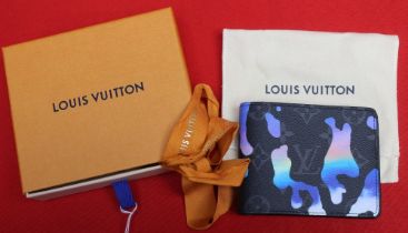 Louis Vuitton wallet, sunset pattern, boxed