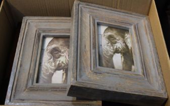 A box of photograph frames