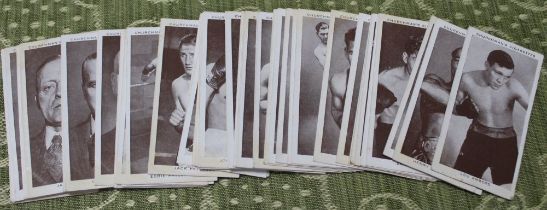 A complete set of "Churchman" "Boxing Personalities" cigarette cards loose (50)