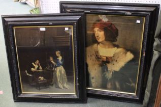 Two framed "Graves Gallery, of Birmingham" prints, one after Titian (2)