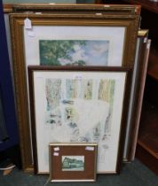 A quantity of framed pictures and prints (8)