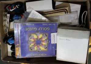 A collection of Robertson's "Golly" related items, includes a band