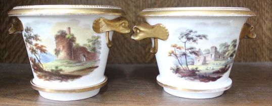 A box containing a selection of named porcelain & china to include Victorian examples, Spode etc