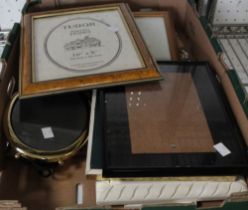 A box containing a quantity of photo frames