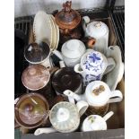 A quantity of mid-century coffee pots, includes Rye, Midwinter, Thomas, Queensberry etc and some cre