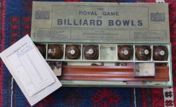 The Royal Game of Billiard Bowls in original box - Taylor-Rolphs