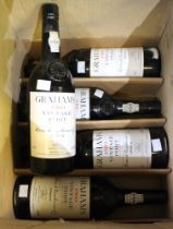 Grahams 1980 vintage port, 5 bottles in original packing crate