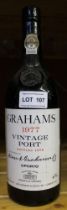 Grahams 1977 vintage port, 1 bottle