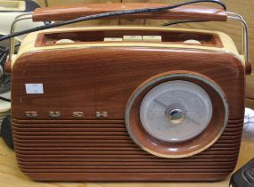 Two vintage style Bush radio