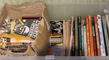 Large box of Speedway books, magazine & programmes mainly from Coventry