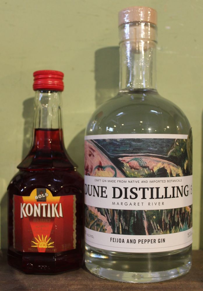 Dune Distilling Co Feijoa & Pepper Gin 41%, 1 bottle Bols Kontiki Red Orange, 1 bottle (2) - Image 2 of 2