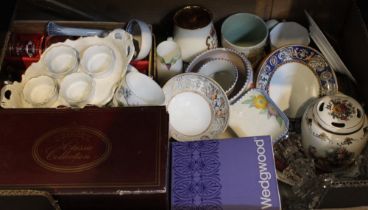 A Sadler "Circus" teapot in original box, a Victorian egg cruet and other ceramic wares